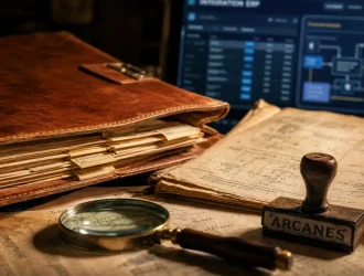 Arcanes : dossier d’archives et portail ERP, sens du mot