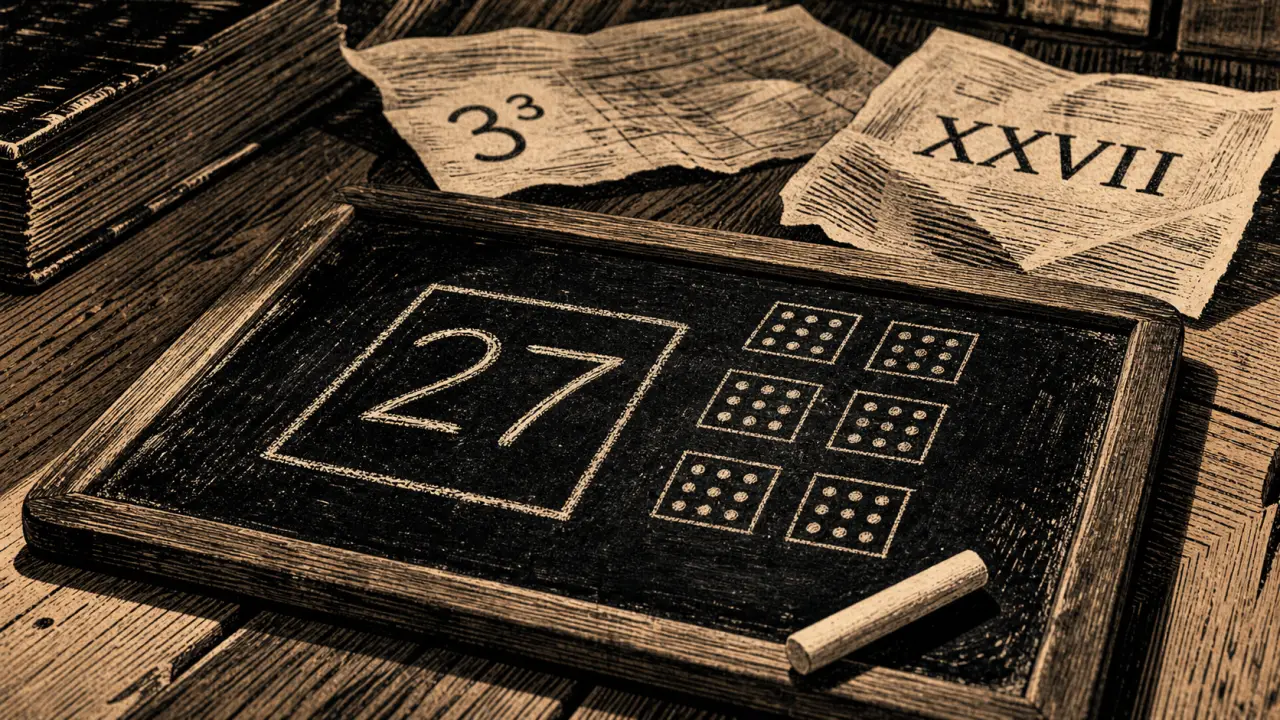 Chiffre 27, cube parfait, lecture numérologique et message angélique