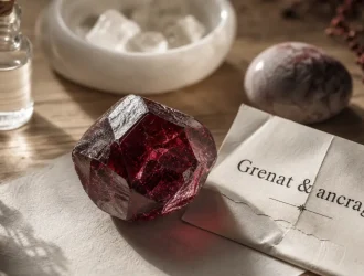 Pierre de grenat : grenat vertus et ancrage