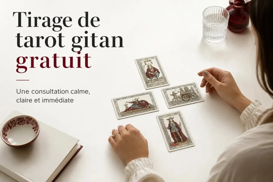Consultation de tarot gitan gratuit dans un cadre privé et immédiat