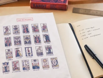 Les 22 arcanes majeurs du tarot pdf : impression du guide
