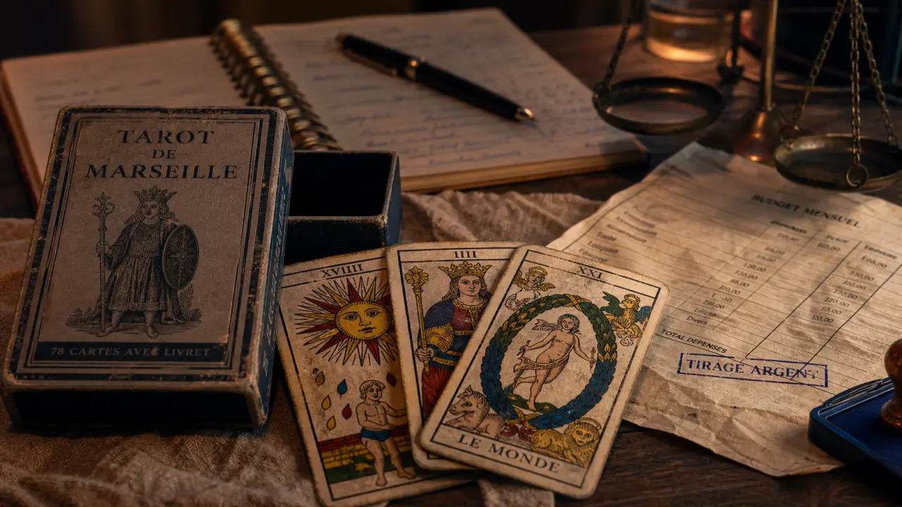 Tirage tarot argent sur finances : 3, 5 ou 7 cartes