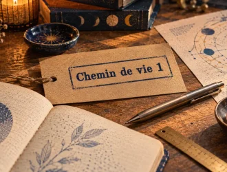Chemin de vie 1 : carnet, pierres et numérologie