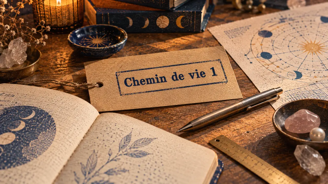 Chemin de vie 1 : carnet, pierres et numérologie