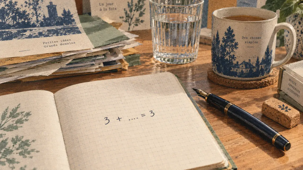 Chemin de vie 3 : carnet et calculs, créativité et discipline