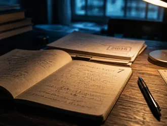 Chemin de vie 7 en 2026 : carnet, notes et nouveaux départs