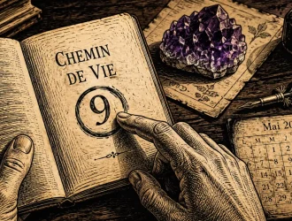 Chemin de vie en 9, compassion, fin de cycle et limites saines, main et chiffre 9