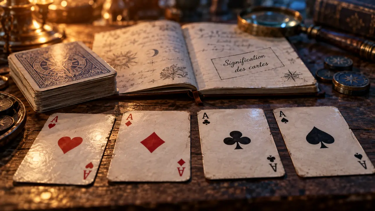 Signification des cartes en tirage : cartes à jouer et interprétation