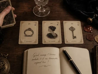 Tirage 3 cartes lenormand gratuit : passé présent futur