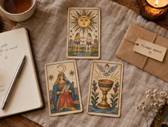 Tirage des cartes amour en 3 cartes pour éclairer la relation