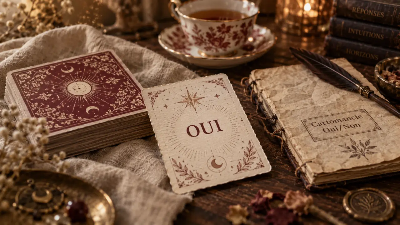 Cartomancie oui ou non : cartes et réponse courte